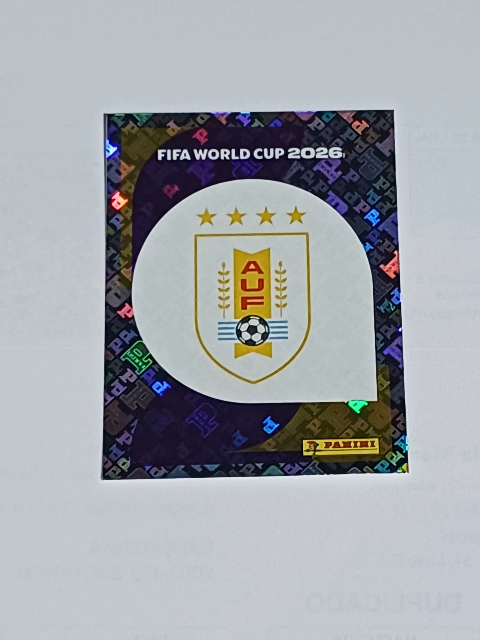 Panini World CUP URU 1